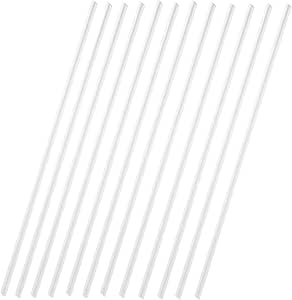 Rehabilitation Advantage 18 Inch Long Flexible Drinking Straws, 12 Count (Pack of 1)