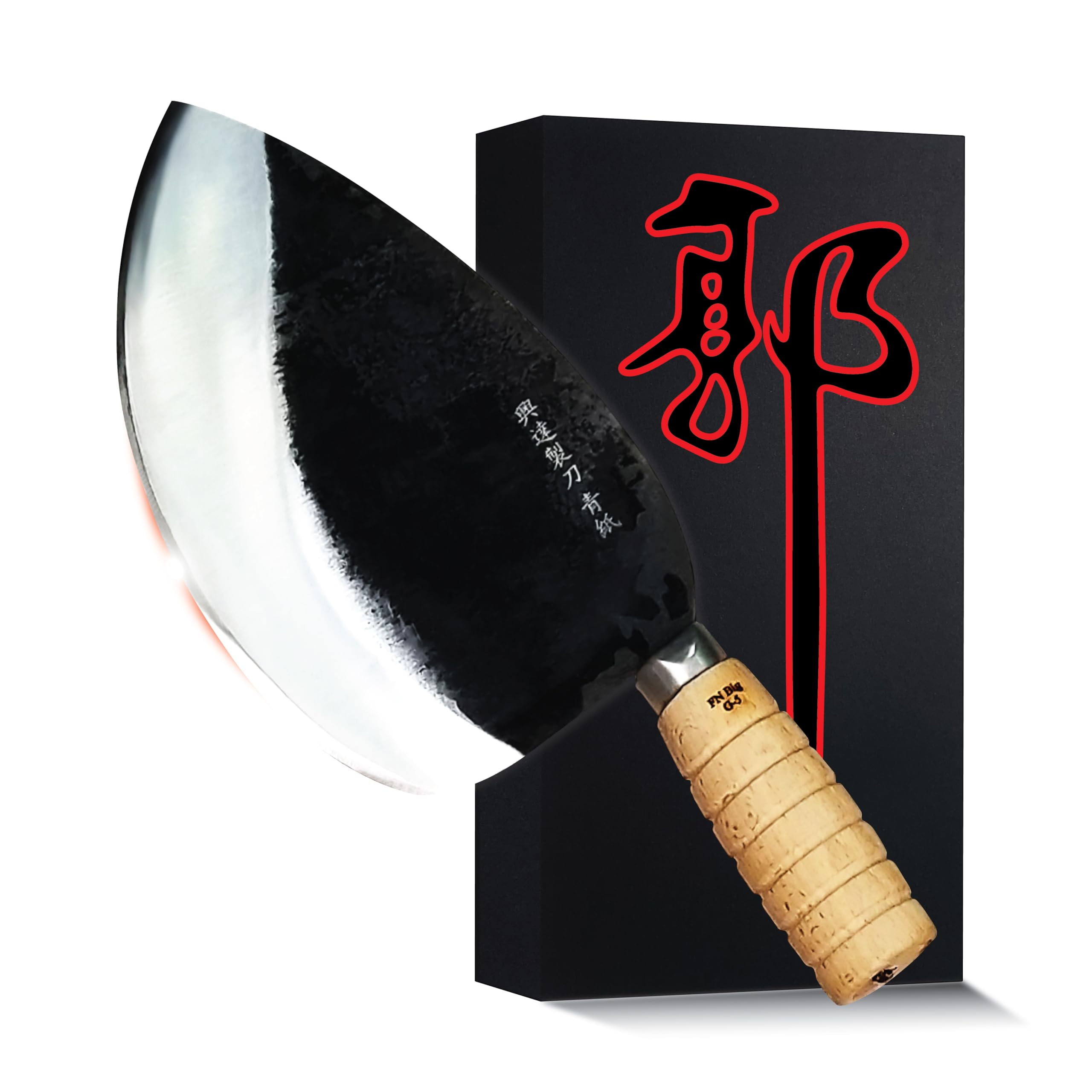 Jende Master Kuo FN Big G5 Large Taiwan Tuna long last Fish Knife-Custom Forged Spring steel-60 hardness