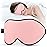 LitBear Sleep Masks for Women, Pink Eye Mask for Sleeping, Comfortable Night Sleeping Mask, Soft Contoured Eye Cover for Sleeping with Elastic Strap for Side Sleeper Men Flying Shift Worker