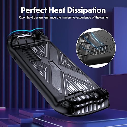 Miniatura 5 de Case for Steam Deck SENQAO TPU Protective Cover Case Compatible with Steam Deck Shock-Absorption Non-Slip and Anti-Scratch Design Cover Protector