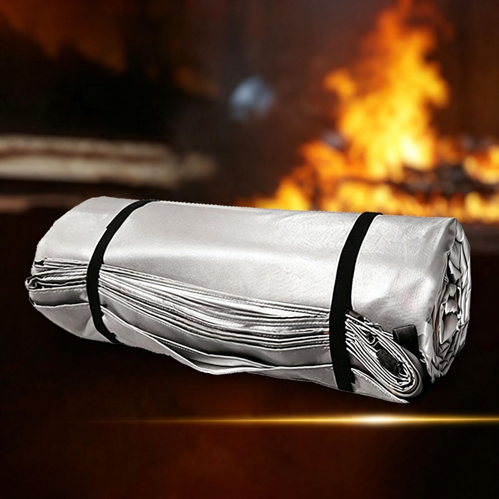 Coperte antincendio in silicone per veicoli elettrici e a combustione | Grande coperta antincendio di emergenza riutilizzabile resistente fino, Coperte antincendio di sicurezza per batterie di EV