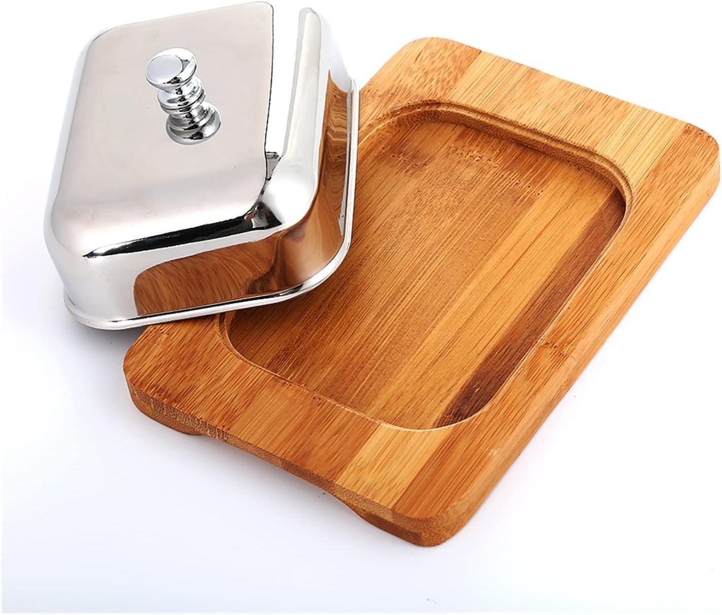 Butter Keeper Butter Container Stainless Steel Butter Dish Box Container Cheese