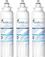 Filterlogic ADQ73613401 LG LT800P Refrigerator Water Filter 3-Pack | NSF 42/372 Certified, 99% Chlorine Reduction, Fits LSXS26326S & More