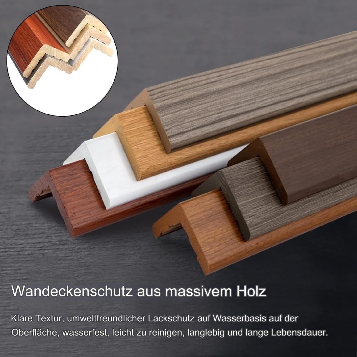 Protector De Esquinas Extra Ancho 5 Cm Impermeable, Perfil De Protección Para Esquinas De Madera Y Pared, Protección Para Niños Y Seguridad En El Hogar, Protector De Esquinas Para Muebles(E,10