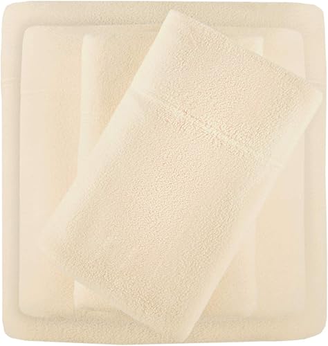 True North by Sleep Philosophy - Juego de sábanas de microvellón, cálidas, acogedoras y con bolsillo profundo de 14pulgadas, con funda de almohada a