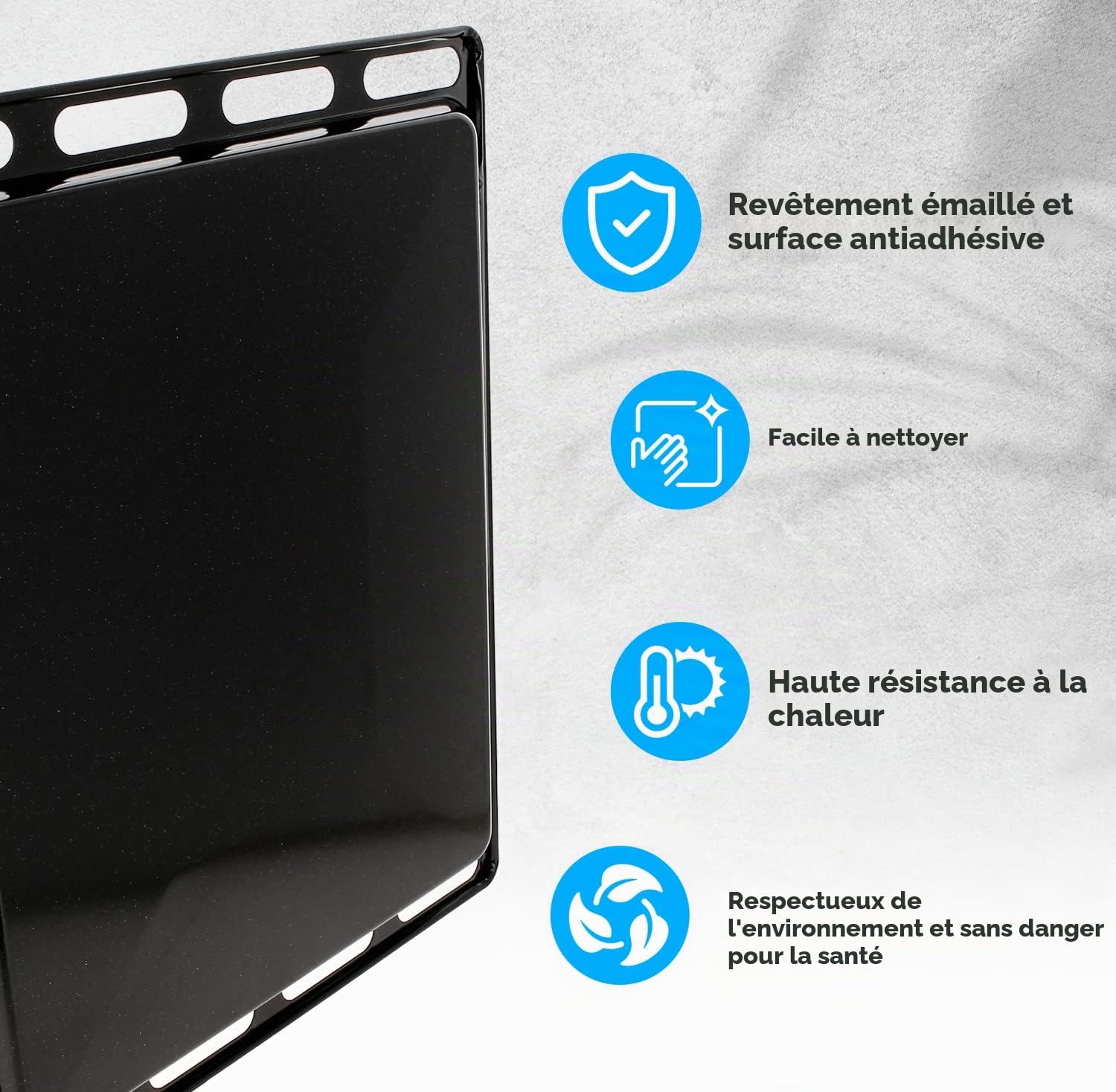 eRicambi® Kit lécarde + grille pour four, compatible avec Ariston Hotpoint Whirlpool, dimensions : 447 x 365 mm (mm) pièces d'origine, modèles compatibles ACMK6121 BS53X CP757GT