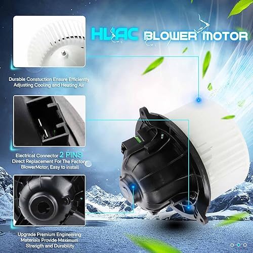 Miniatura 4 de Ventilador de motor de ventilador de calentador ABS para Ford Expedition 2009-2017/Ford F-150/2009-2014 Lincoln Navigator CL1Z 19805 A 700237