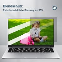 STARY 15,6" Laptop Betekintésvédelmi Fólia - Kék Fény Szűrő, Csillogásmentes, Eltávolítható, Lenovo HP Dell Acer Samsung Asus Kompatibilis 3
