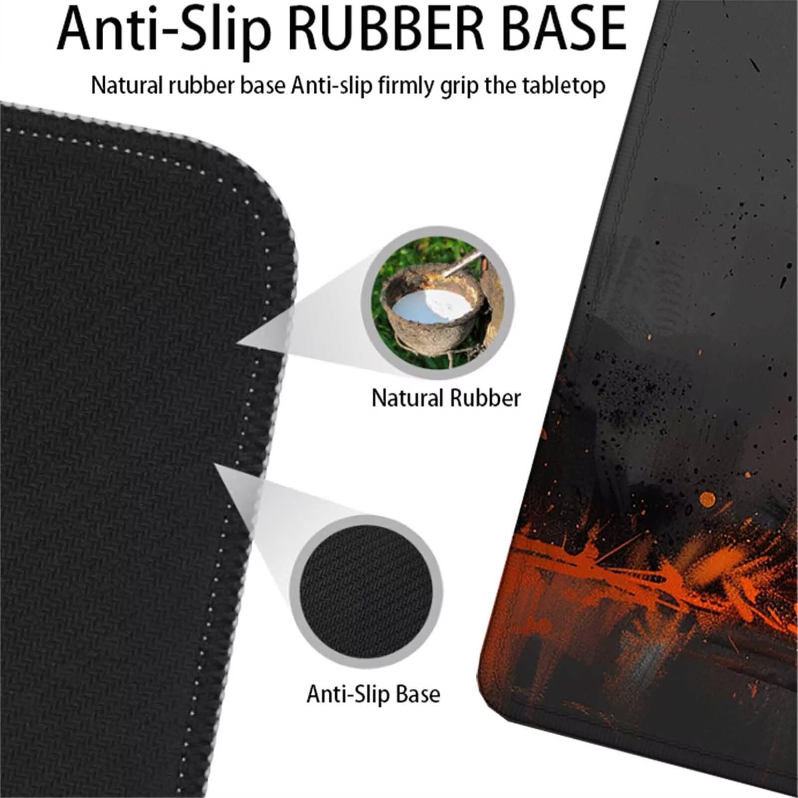 Tapis de Souris Gaming, Loup Tapis de Souris XXL 1000 X 500 mm, Large Mouse Pad Noir Motif avec Bords Cousus pour Améliorer Précision et Rapidité, Base en Caoutchouc Antidérapant, Cadeau -zzg2505NW