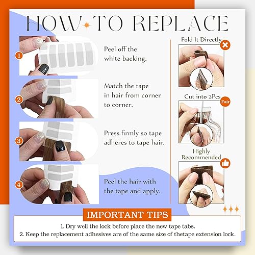 Miniatura 8 de Full Shine - Extensiones de cabello humano real Remy con cinta adhesiva invisible, color 60 (rubio platino), cabello corto, puntas gruesas,