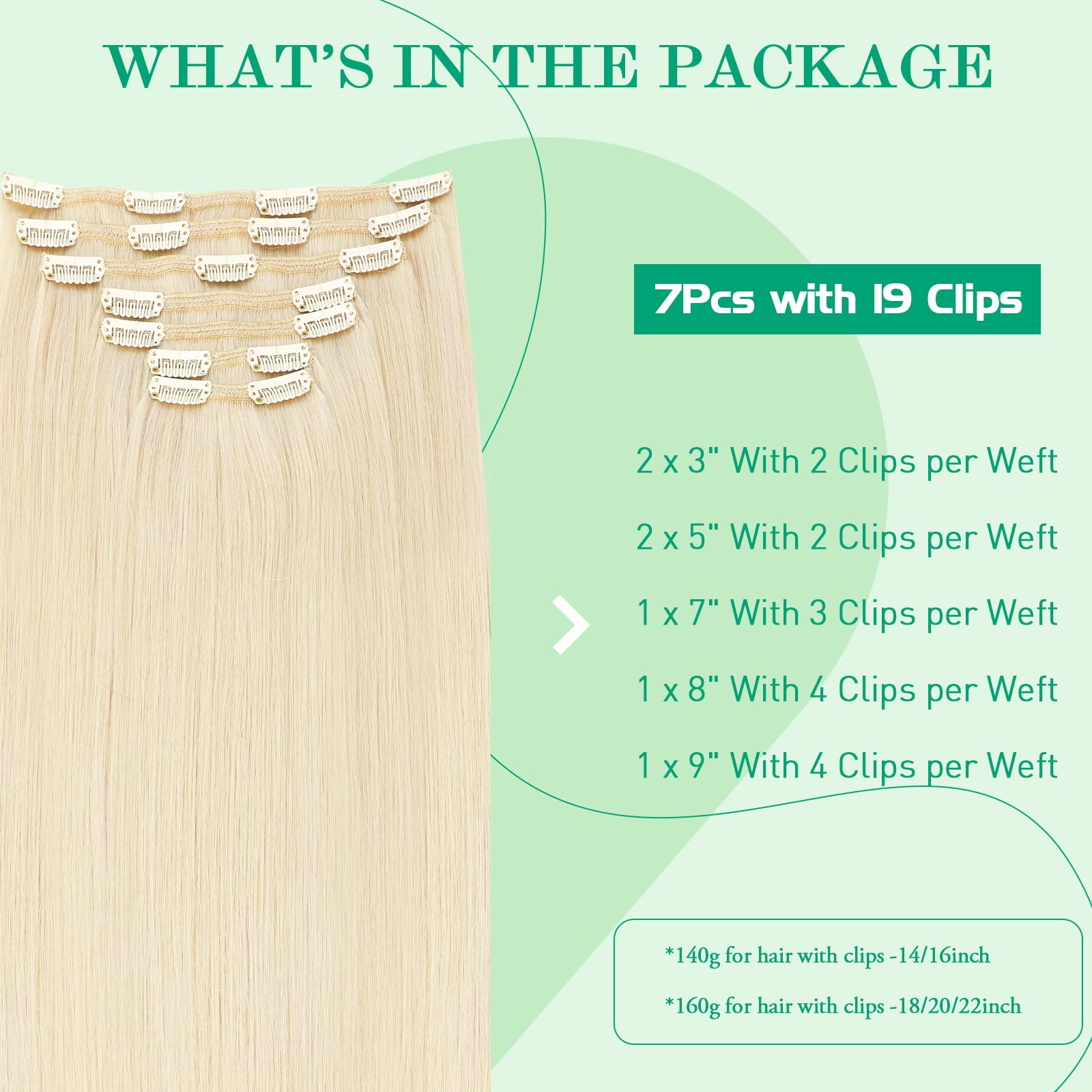 SURNEL Extensiones Clip Pelo Natural 100g 35cm 6 Piezas Castaño Chocolate Extensiones De Clip De Humano Real Extensiones Pelo Natural Remy (C#4-35cm) — view 48