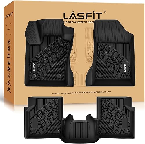 Miniatura 8 de LASFIT Alfombrillas aptas para Jeep Grand Cherokee 2022 2023, solo 5 asientos (no son compatibles con Gand Cherokee L) para todo tipo de clima,