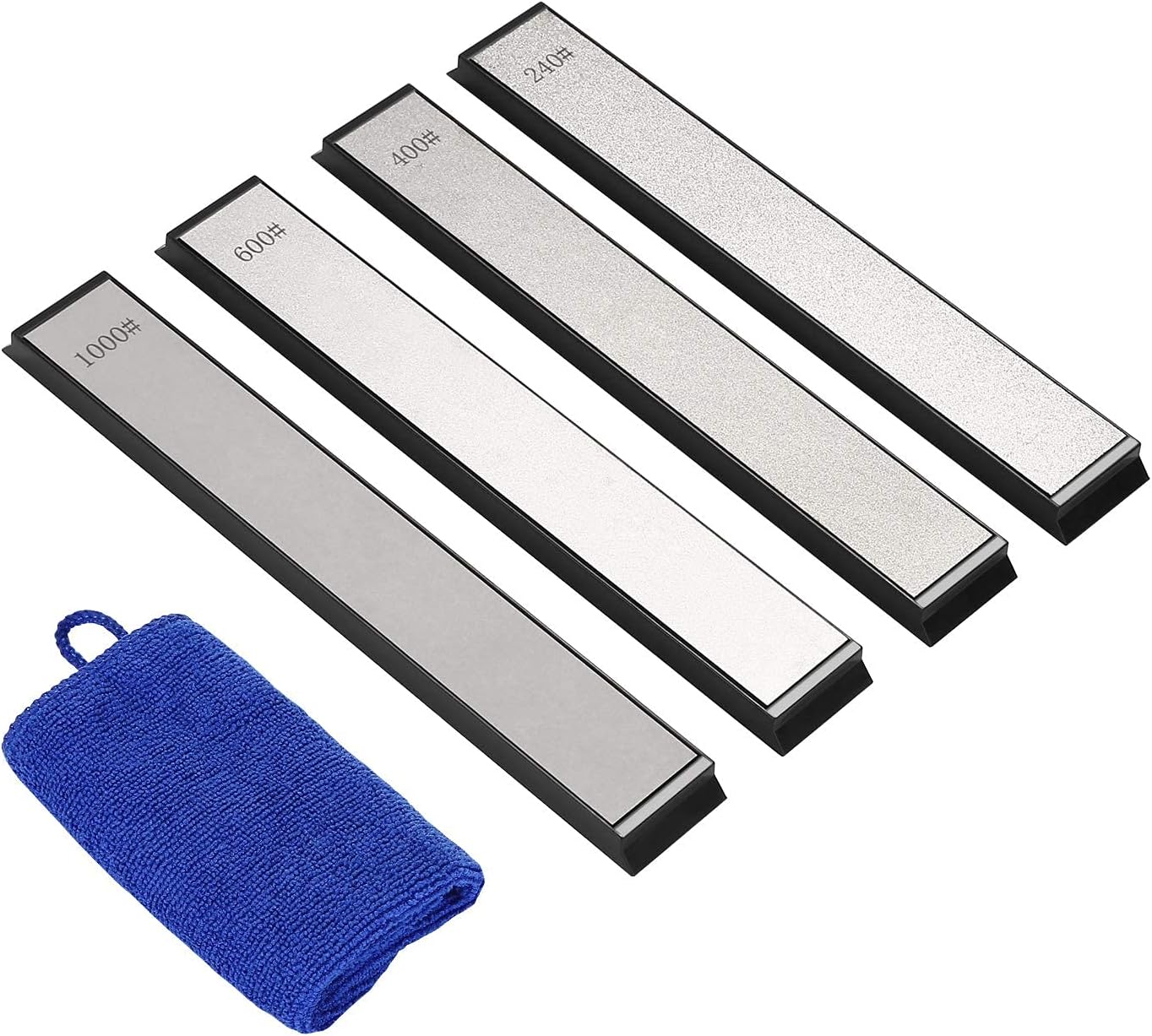 Lehwoik Diamant Schleifstein Set - 5 Stück 240-2000 Körnung Für Messer & Werkzeuge