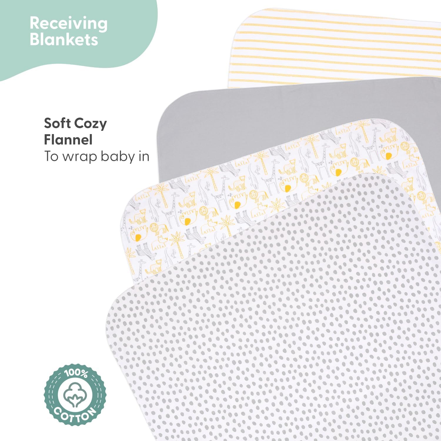 The Peanutshell Baby Layette Gift Set for Baby Boys or Girls - 23 Piece New Born Baby Unisex Gift Set, Baby Clothes & Newborn Essentials Must Haves - Newborn Baby Clothes 0-3 Months - Sunshine - Image 5