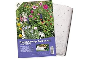 Seed Mat For Wildflowers - Premium English Cottage Inspired Garden Planter Seeds...