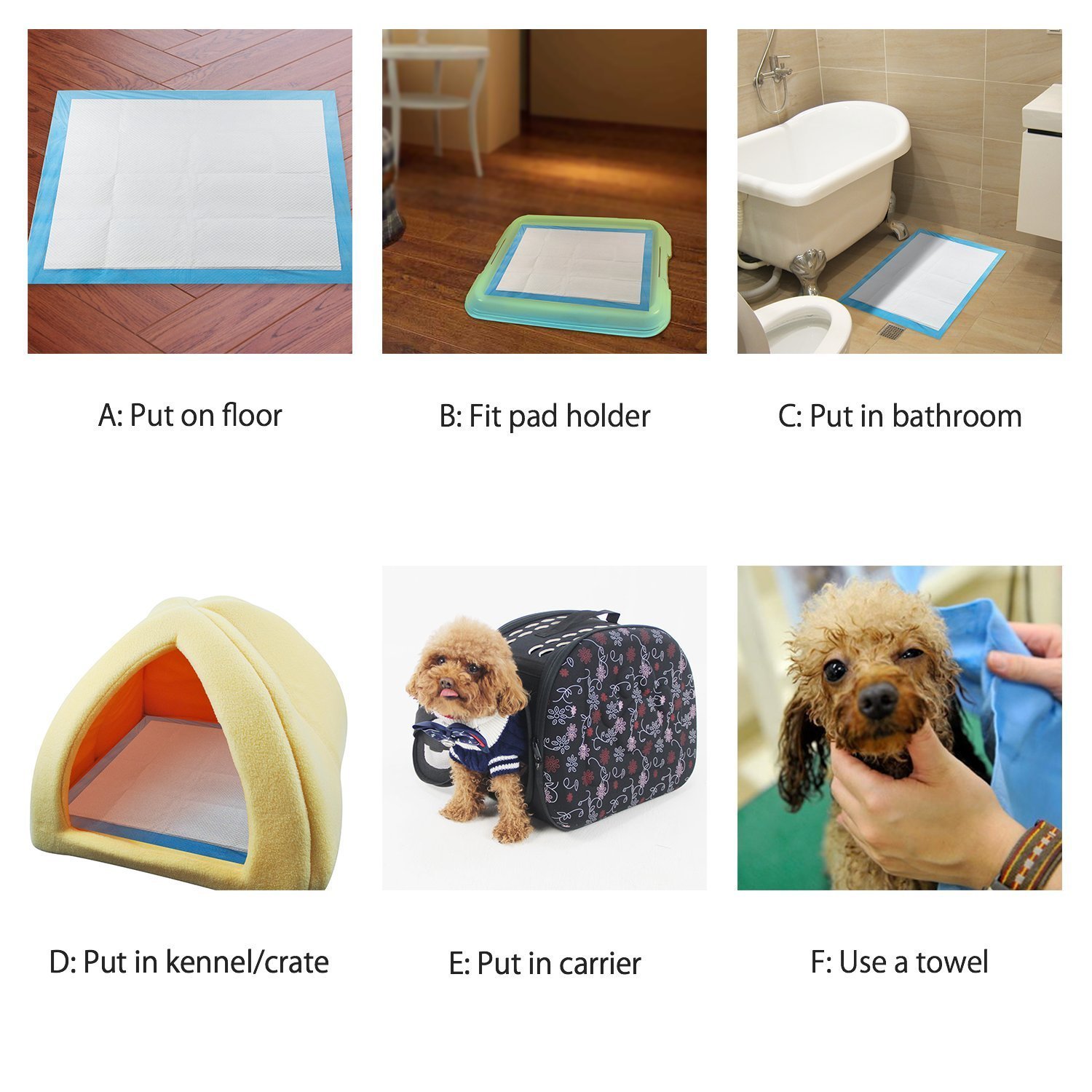 petphabet el mejor Ultra Absorbentes y 23 por 24 pulgadas – Almohadillas de Entrenamiento de Perro disponible en pack de 50, 100, 150 Count De Almohadillas