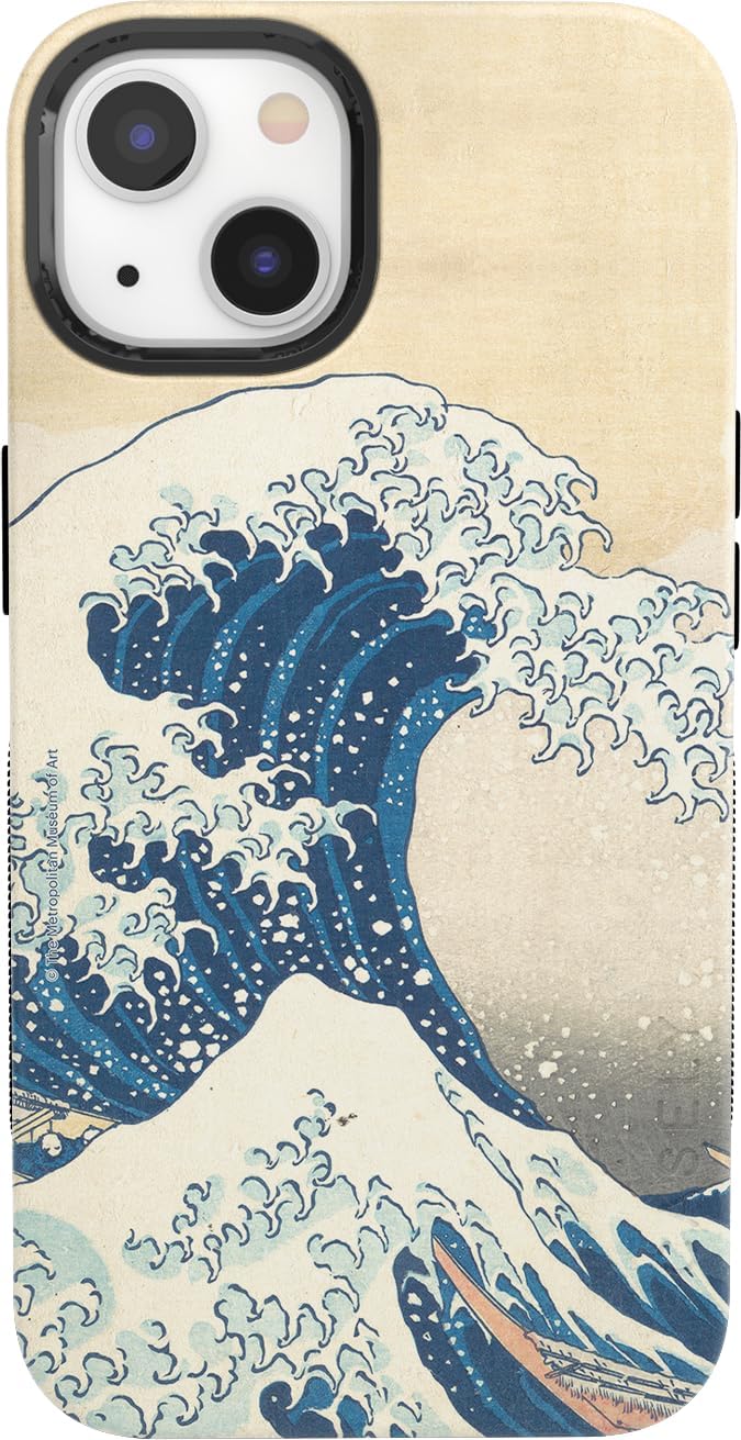 Casely iPhone 13 Case | The Great Wave | The Met Museum | Bold Protective Design | Compatible with MagSafe