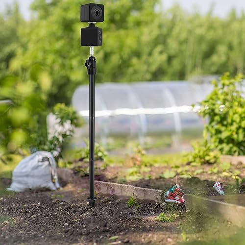 Miniatura 2 de HOLACA Spike - Estaca de montaje en poste y cubierta de silicona resistente a la intemperie para Wyze Cam OG (cámara WYZE OG + teleobjetivo Cam OG +