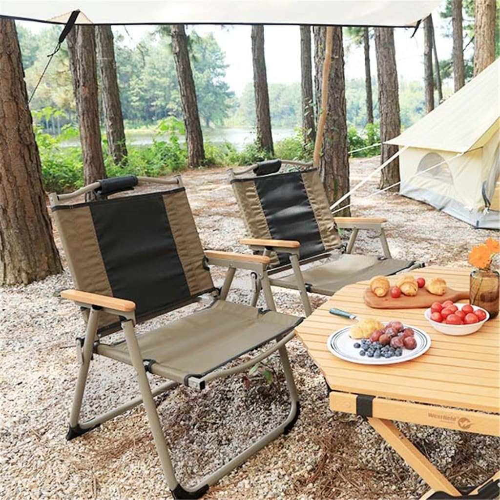 Outdoor Folding Chair Aluminum Camping Portable