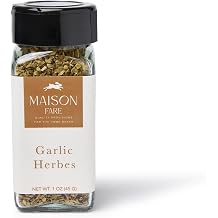 Roasted & Black Garlic Herbs Mix - Salt-Free with Rosemary - for Artisan French Bread, Pita, and Naan | Savory Compound Butter & Olive Oil Dip | Italian Seasonings Substitute