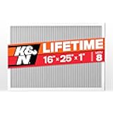 K&N 16X25X1 HVAC Furnace Air Filter, Lasts a Lifetime, Washable, Merv 8, the Last HVAC Filter You Will Ever Buy, Breathe Safely at Home or in the Office, HVC-8-11625