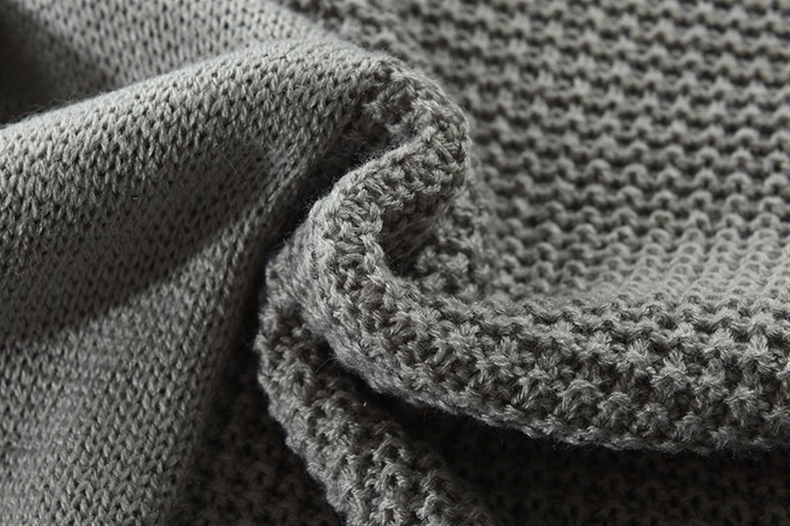 Świąteczny sweter miękki dzianinowy męski sweter sweter z dzianiny kabel sweter stylowy dzianina lekkie swetry pulower wąski sweter dżentelmen na zewnątrz sweter (kolor: Szary, rozmiar: XXXL)