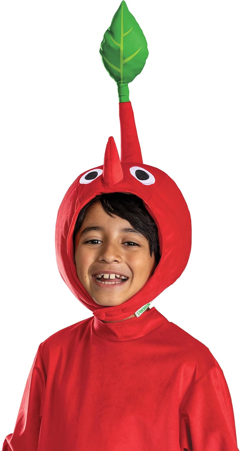 Disguise Pikmin Red Headpiece, Official Nintendo Pikmin Game Costume Accessory, One Size