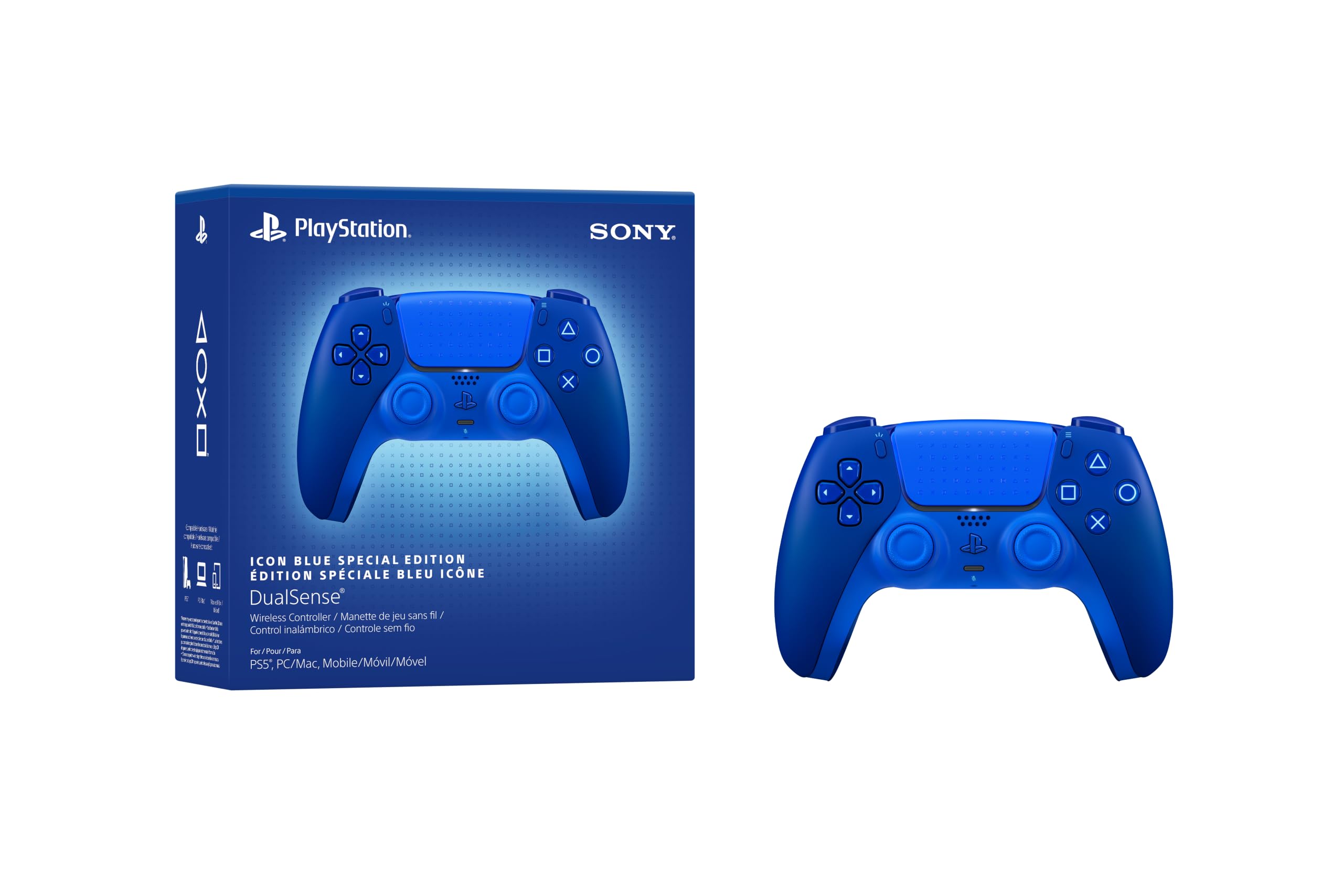 Playstation Manette sans fil DualSense – Édition limitée Icon Blue