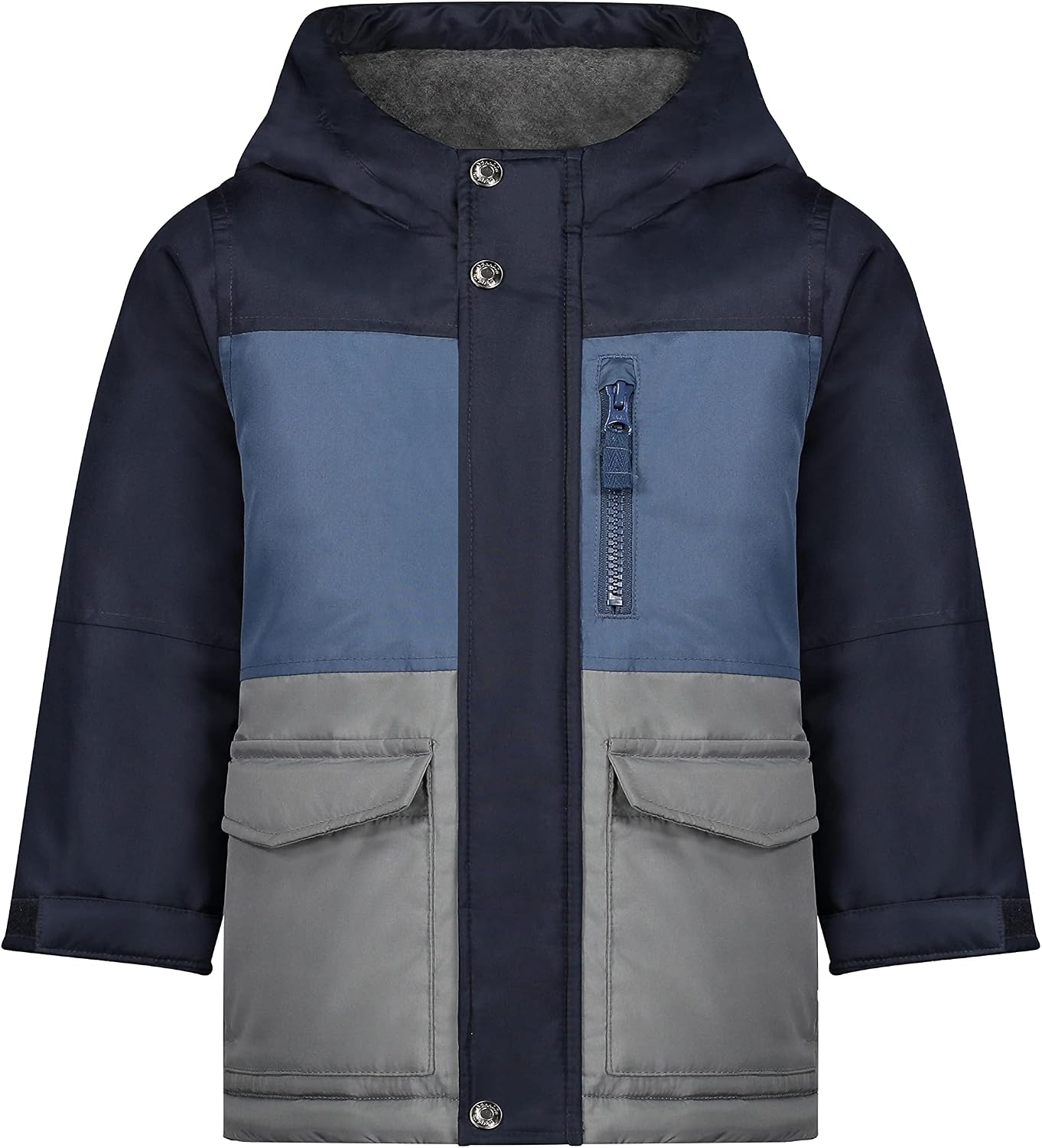 OshKosh B'Gosh boys Heavyweight Colorblock Puffer Coat Jacket