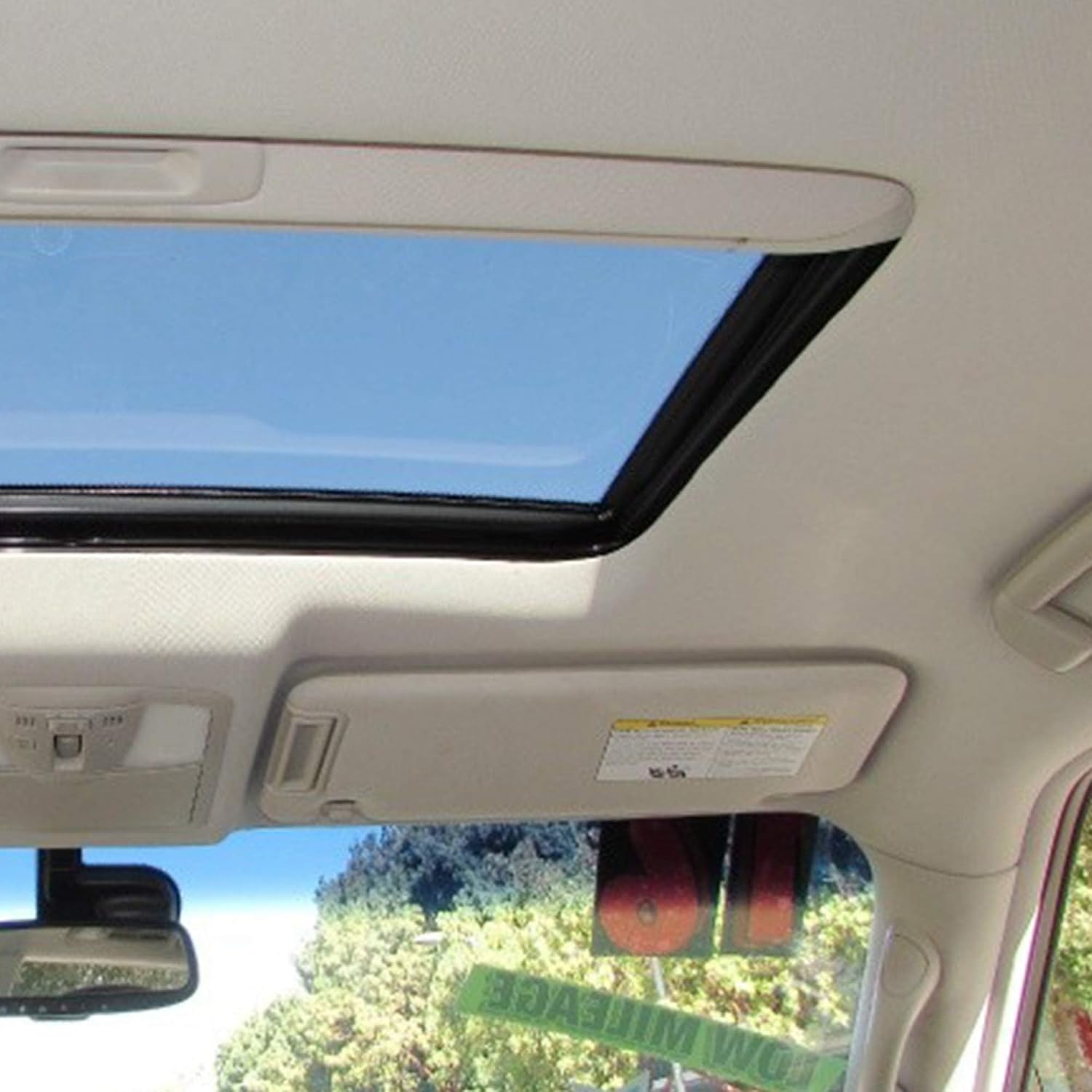 Dasbecan Gray Left Driver Side Sun Visor Compatible with Infiniti QX56 2011 2012 2013 QX80 2014 2015 2016 Replaces# 96401-1LA3D 96401-1LA3C 96401-1LA3A