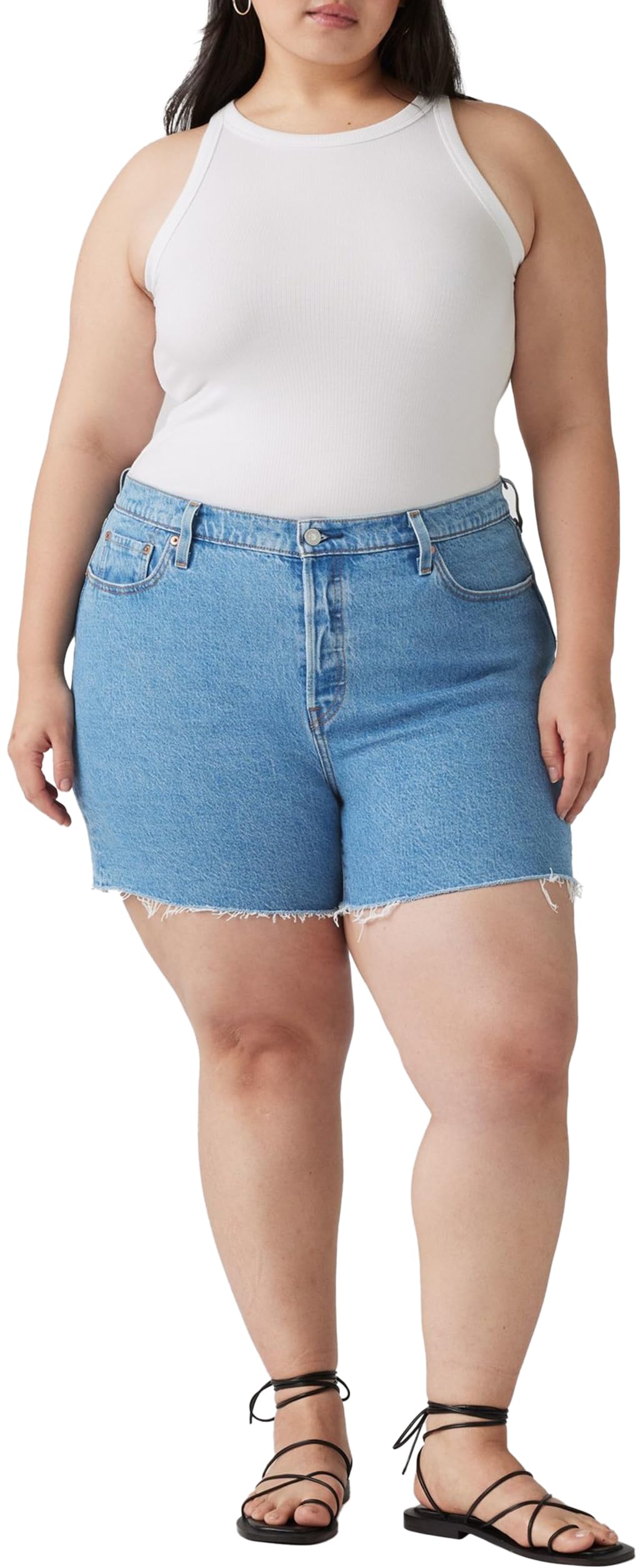 Levi's Women's Plus Size 501 High Rise Denim Shorts, Multiple Choice Shor, 20 Große Größen