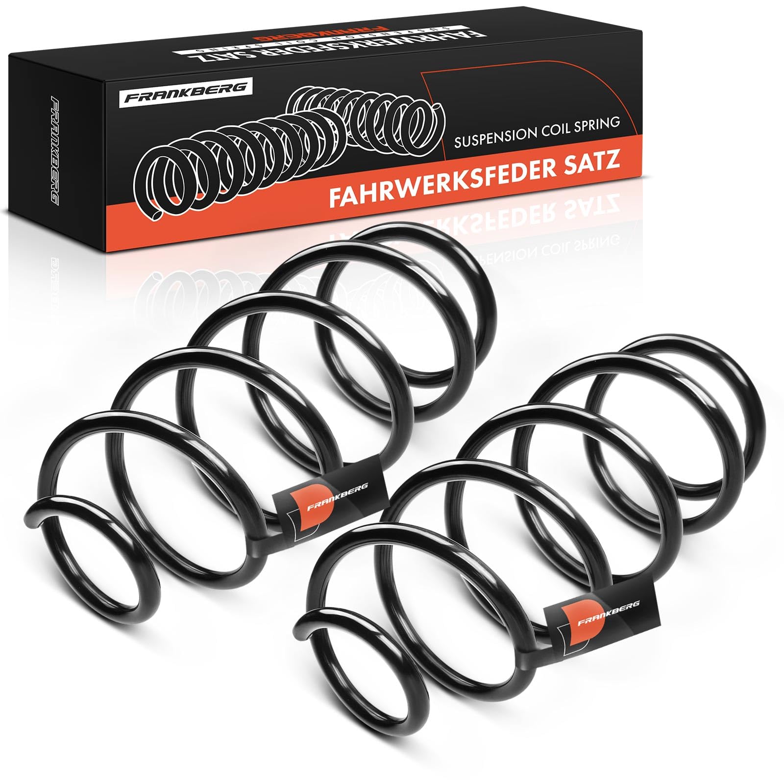 Frankberg 2x Muelles de chasis Muelles de suspensión Compatible con City-Coupé 450 Cabrio 450 Fortwo Coupé 450 Fortwo Cabrio 450 Replace# RH2952