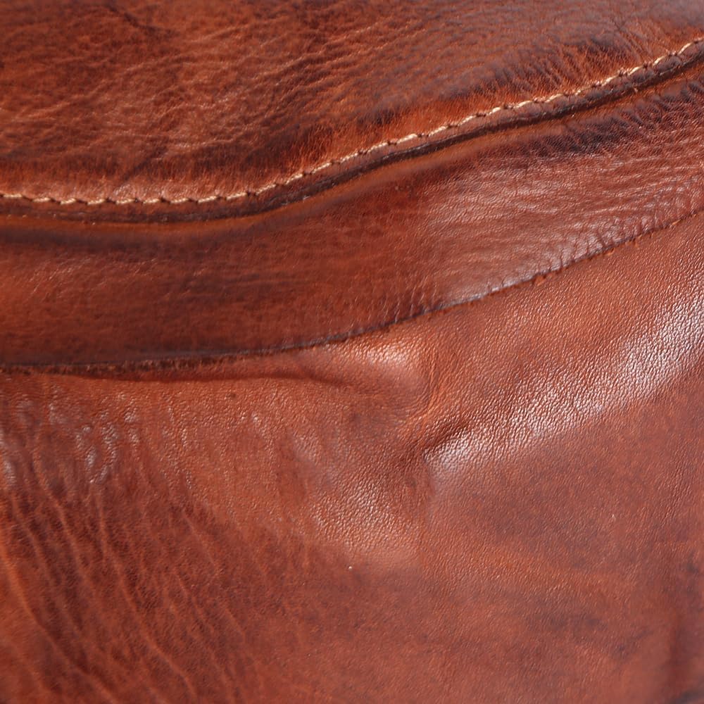 Never Mind Nmbgm150B Fanny Pack Vintage Handmade Genuine Cowhide Leather Women Bag Western Handbag Purse