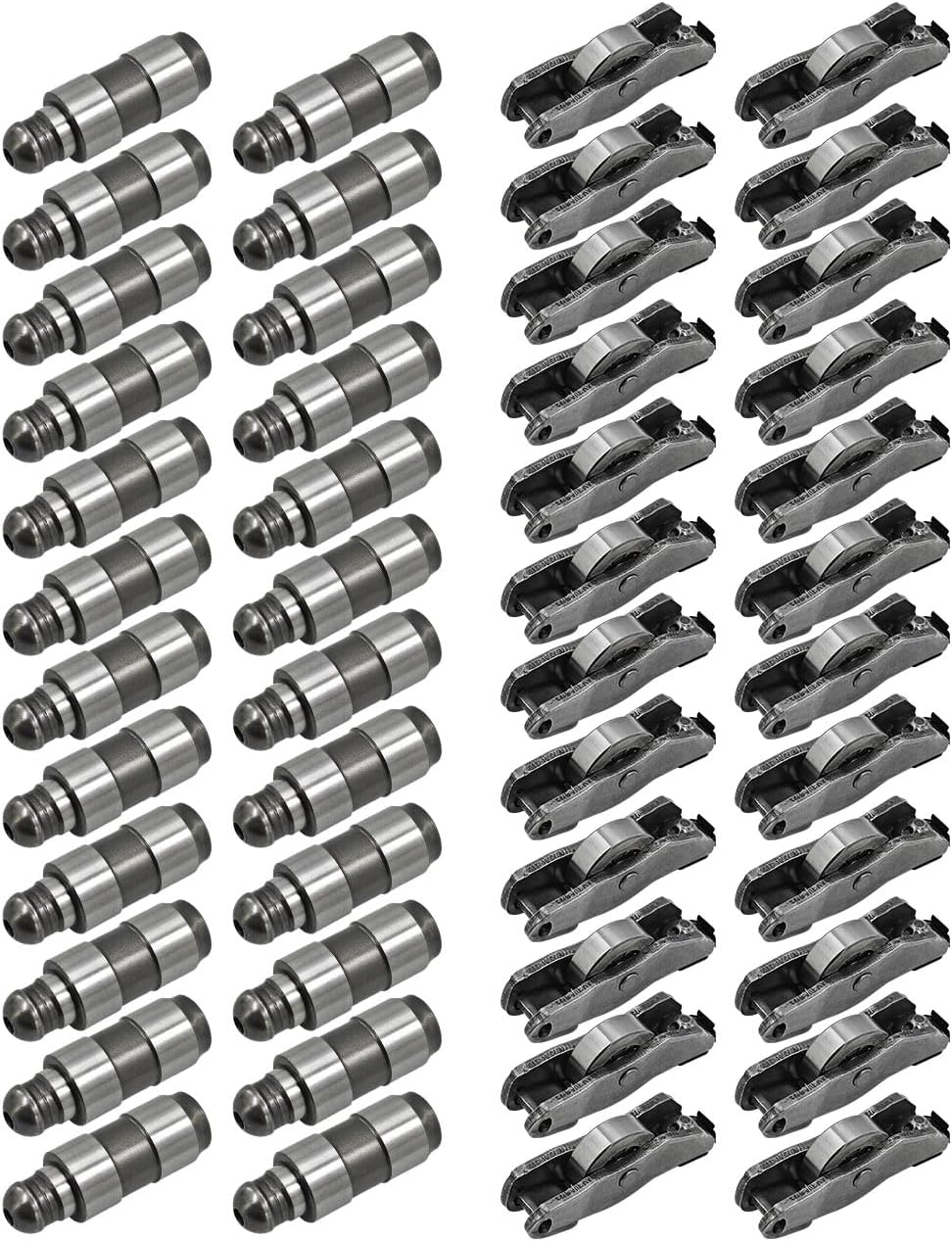 3.0T 2.9T 24x Rocker Arms & 24x Valve Lifters Kit Fits for VW Touareg Audi A6 Q7 Q8 S4 S5 S6 S7 SQ5 RS5 Porsche Panamera Cayenne 0P2109417 06M109423A