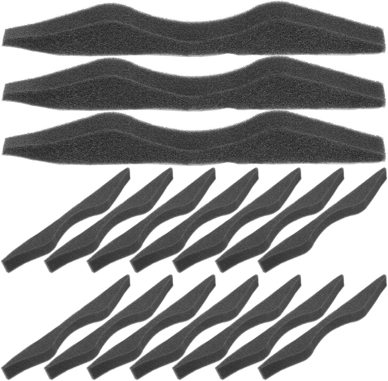 DIYEAH Anti-Fog Nose Bridge Cushion Strips for Glasses Black Sponge Nose Pads with Tape 100 Pieces Pack Breathable Mask Accessories to Prevent Fogging