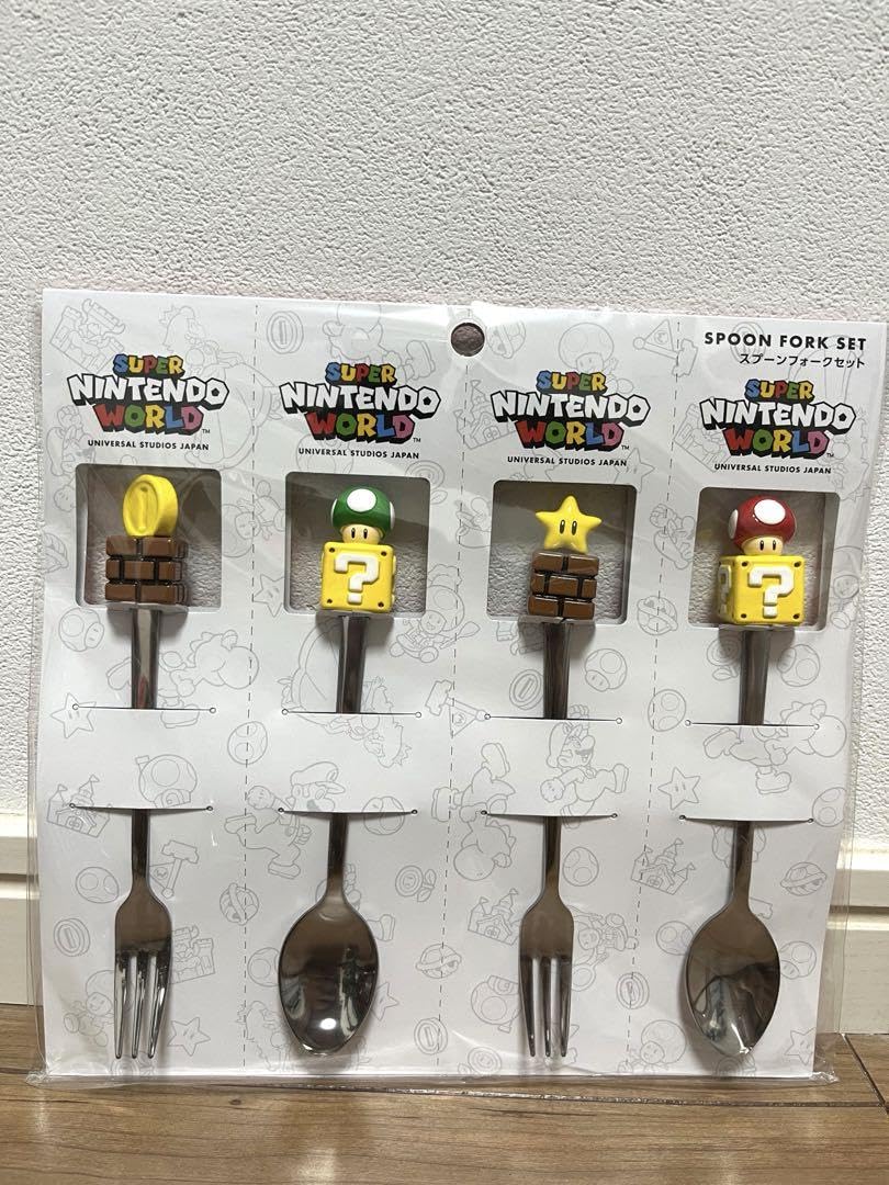 USJ - USJ マリオ　スプーン　セット Amazon.co.jp: マリオ ユニバ USJ スプーン フォークセット