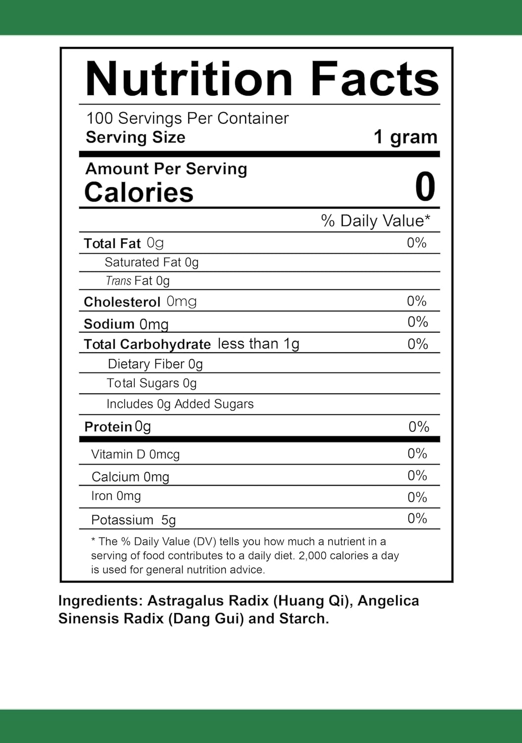 HH2235 Dang GUI Bu Xue Tang/Dang GUI & Astragalus Decoction, Granule, 100 Grams/Bottle - Image 4