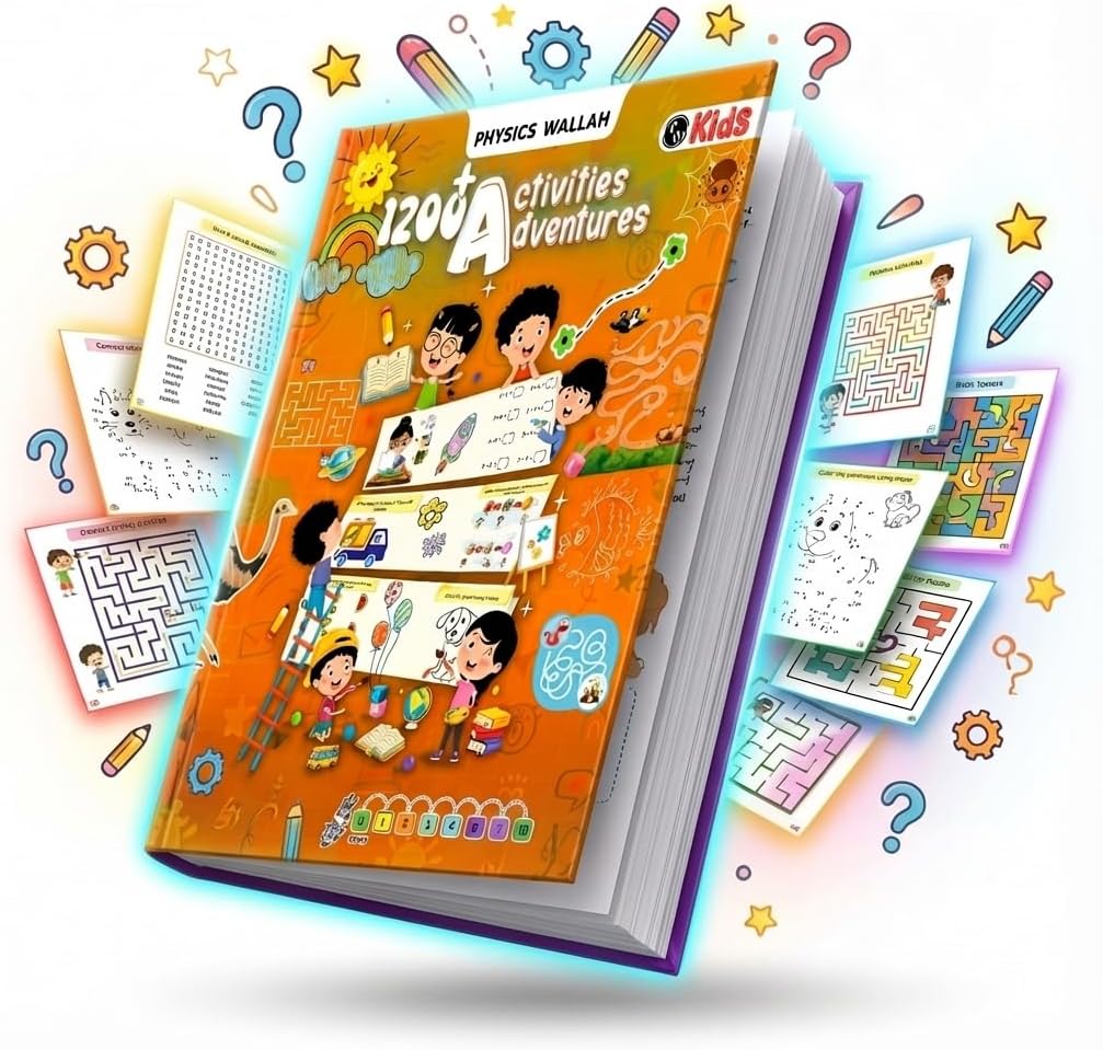 - 1200+ Adventure Activities Book for Kids, Theme Based Activity Book with 500+ Free Printable Worksheets & Parenting Tips, Brain Games for 4 - 6 Years
