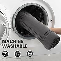 Vista 5 de YIHOUSE Memory Foam Bath Mat Set, Bathroom Rugs Sets 2 Pieces, Non Slip Bath Mats for Bathroom, Super Soft and Water Absorbent Bath Rug Set, Machine