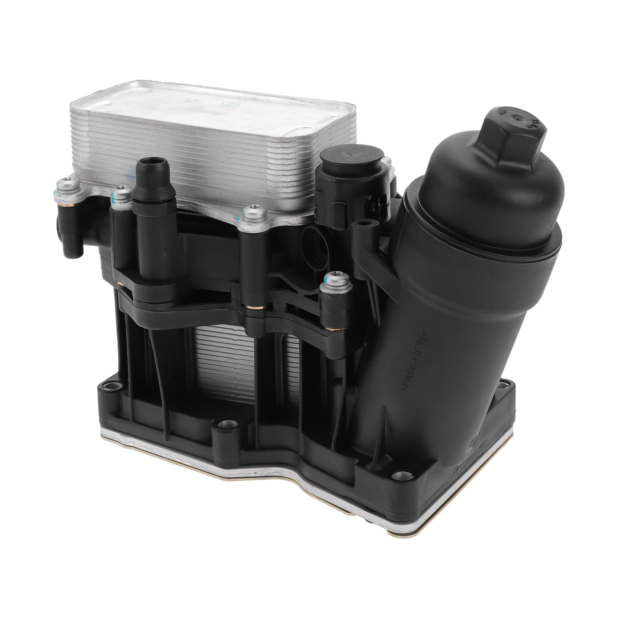 Refroidisseur D'Huile Du Moteur, Adaptateur De Boîtier De Filtre À Huile, No.11428507697/11-42-8-507-697 Pour Bmw X3 X5 328D En Alliage D'Aluminium Amélioré, Ton Argenté, 1 Pièce