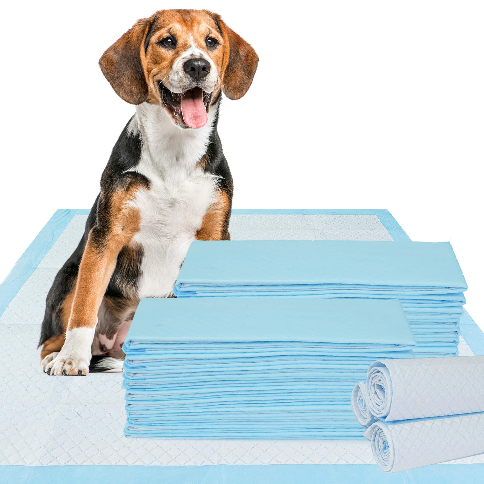KITTYWOO Dog Training Pads, Puppy Potty Training Pee Pads, High Absorbency and Leak-Proof 5 Layer Training Pads with Quick-Dry Surface Suitable for Puppy, Bunny and Kitten M:23.5"*35..5" (B08P4GTSDM) Amazon Price History, Amazon Price Tracker
