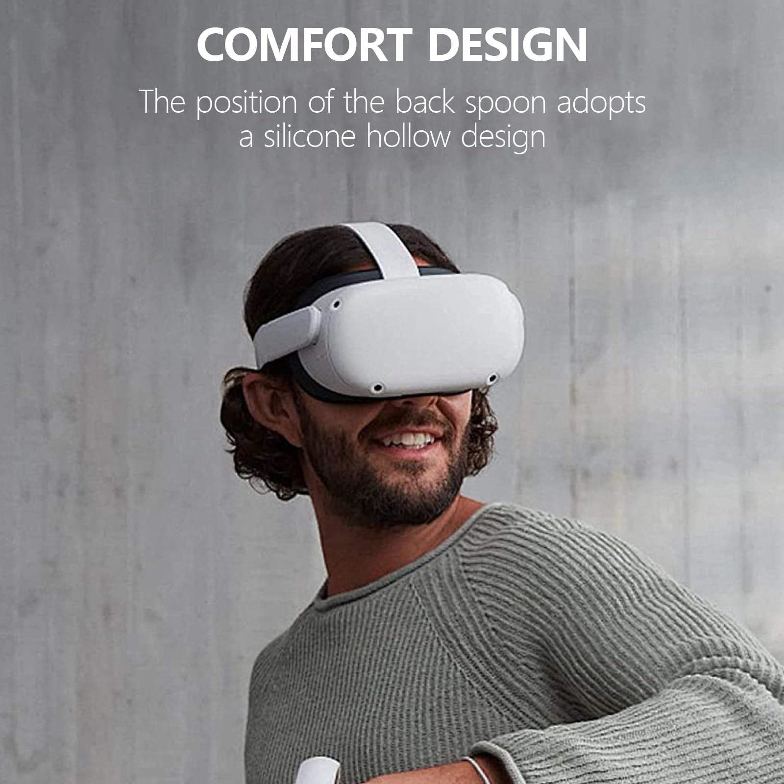 Correa para la cabeza de respaldo de batería para gafas de realidad virtual, cómoda, ajustable, 4000 mAh, accesorio de alimentación con luz LED