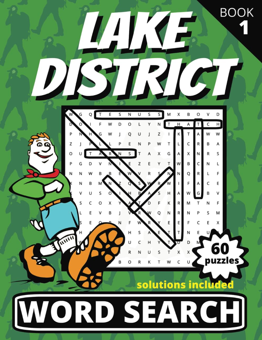 Lake District Word Search Puzzle Book: 60 Cumbria Hiking Wainwright Puzzles with Solutions for Hikers