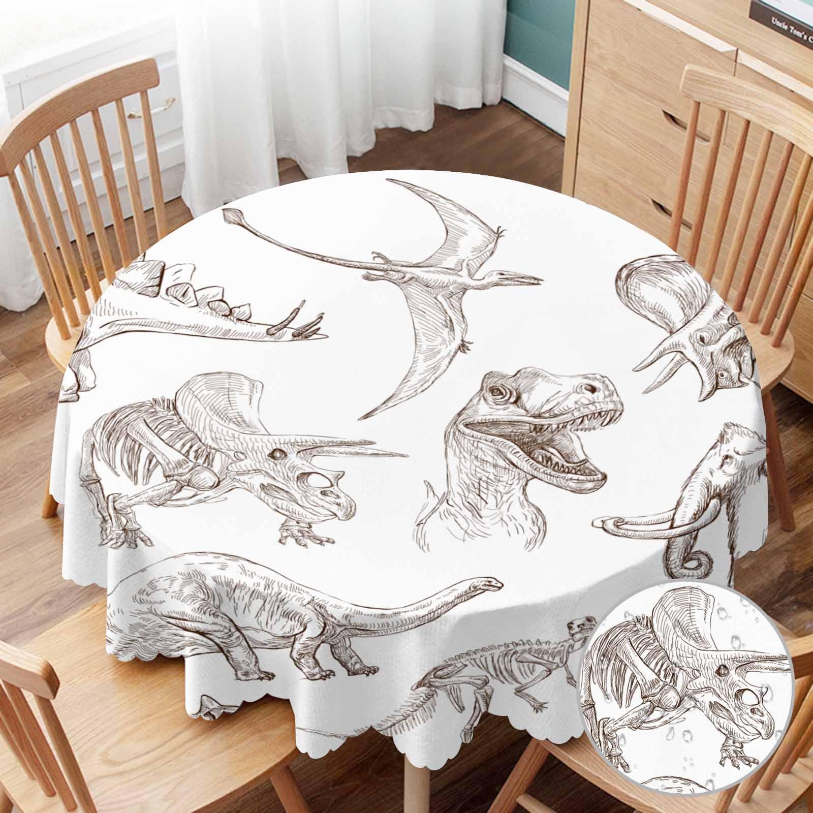 Amazon.com: Yibeas Dinosaur Tablecloths 60