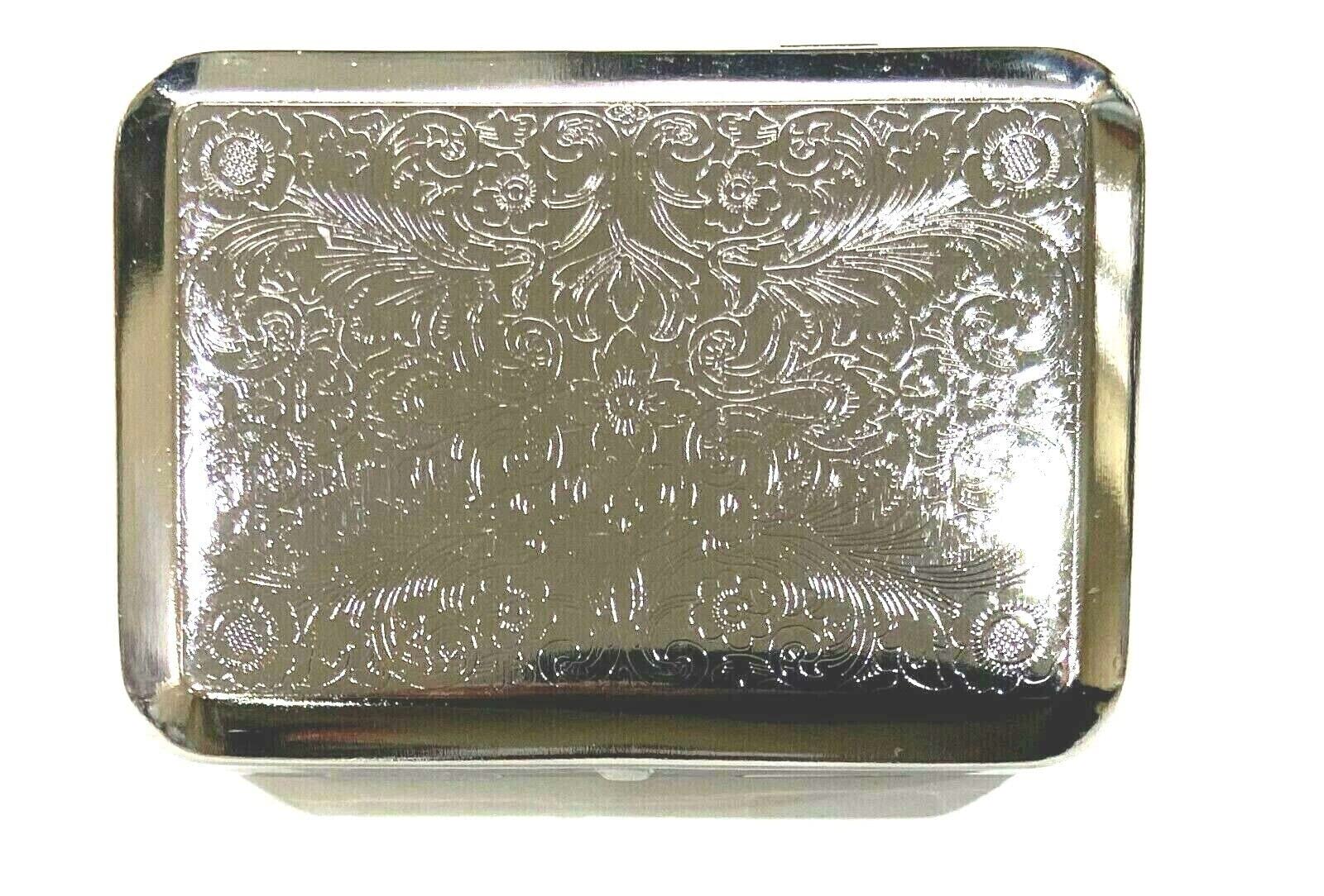 tobacco tin with paper holder TOBACCO TIN WITH PAPER HOLDER BLACK GUN METAL FINISH : Amazon.co.uk: Fashion