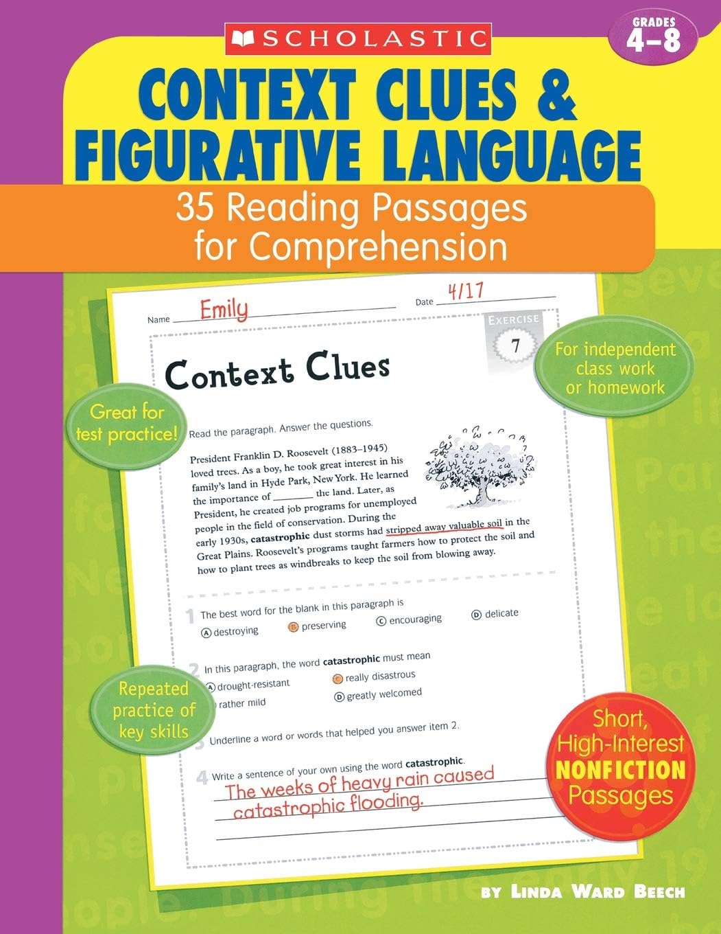 35 Reading Passages for Comprehension: Context Clues & Figurative Language: 35 Reading Passages for Comprehension