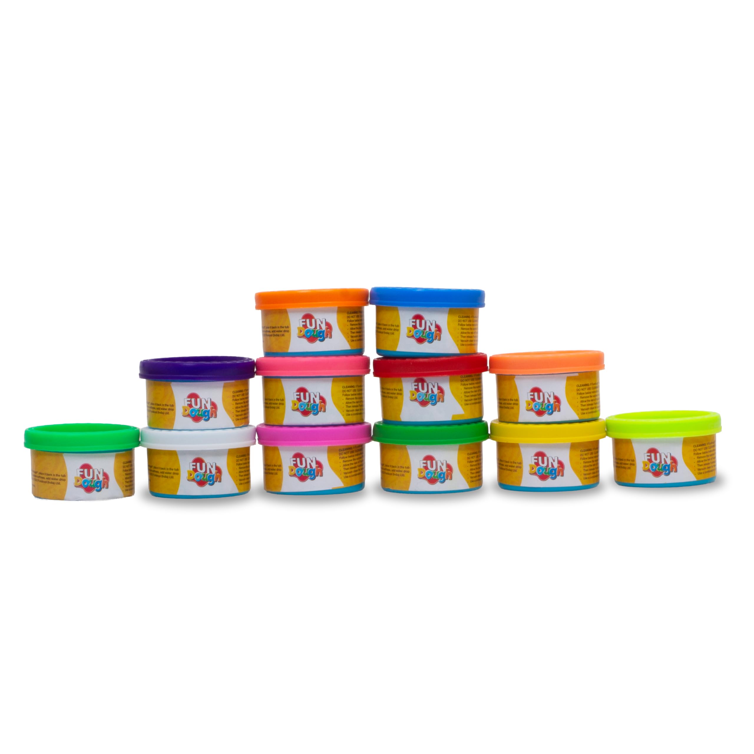 Funskool Fundough Fun Pack, 12 tubs of Dough, 50gms each, Toys for Kids, Shaping, Sculpting, 3 Years and Above, Multicolour-image-7