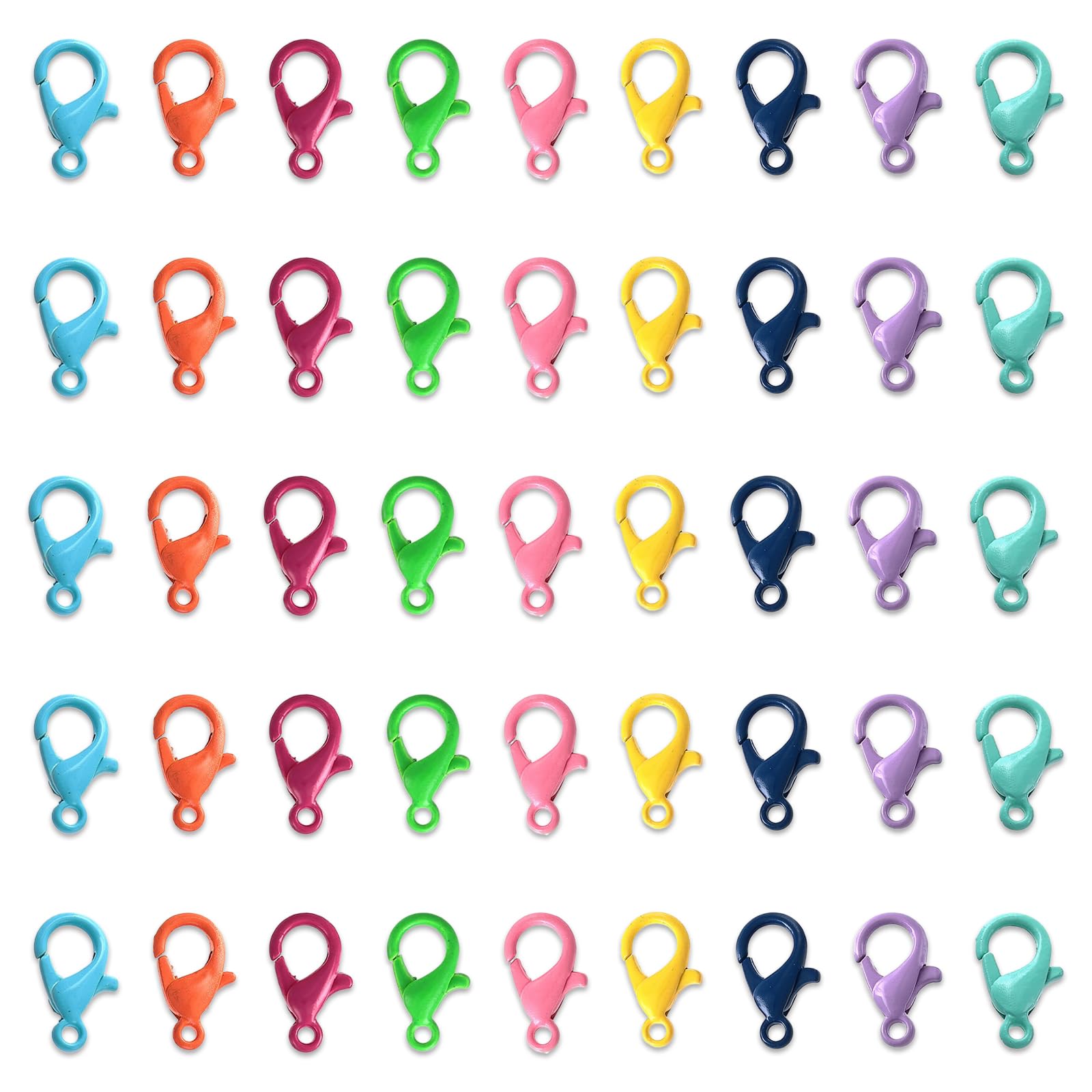 アクセサリー yyhk Amazon.co.jp: ファイニエ カニカン 12mm カラフル ミックス 50