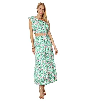 Lillyです Amazon.com: Lilly Pulitzer Kasida Ruffle Set Botanical Green