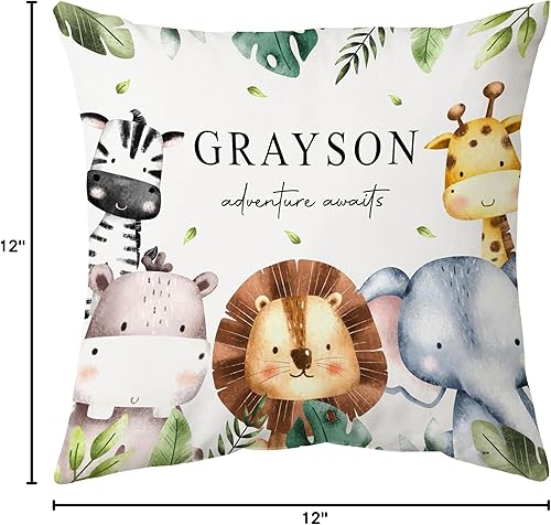 Vista 22 de Hyturtle Almohada personalizada con anuncio de nacimiento para niños (inserto incluido), regalo para bebé niño, almohada de estadísticas